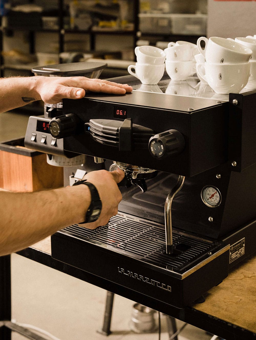 thecoffeecatering_barista-maschine_event_12_la-Marzocco TheCoffeeCatering La Marzocco - Live Barista at your event